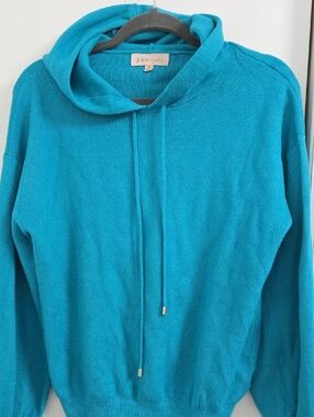 Philosophy Teal Hooded Sweater